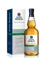 Glen Moray Curiosity Rye Cask Finish flaske med lys ravfarvet whisky